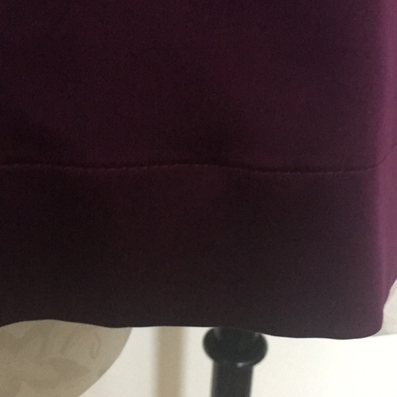 Anne Taylor women’s Aubergine ruffle front blouse - Picture 4 of 8